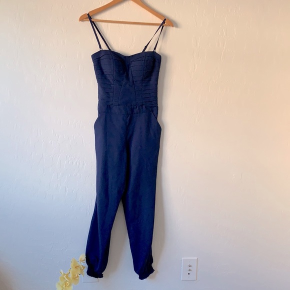 bebe Pants - 🔥Bebe Bustier Jumpsuit Blue Size 00